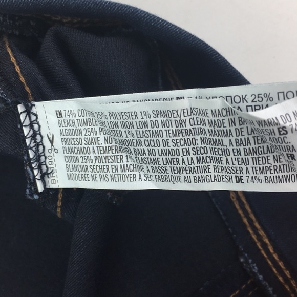 Forever 21 Blue Jean Jeggings Size 27 Dark *I - Picture 6 of 6